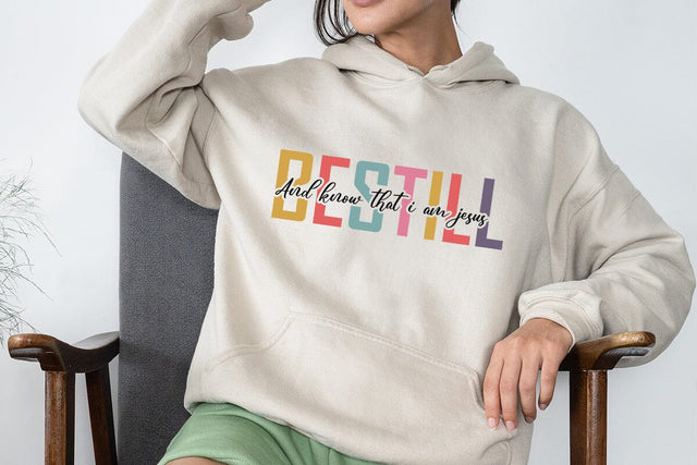 Bestill And Know That I Am Jesus SVG Angelina750 