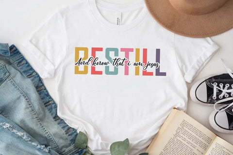 Bestill And Know That I Am Jesus SVG Angelina750 
