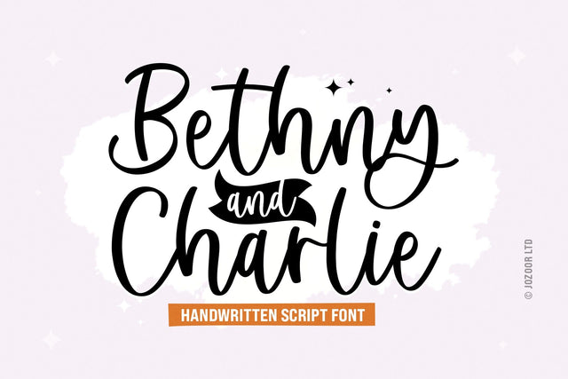 Bethny Charlie - Modern Script Font Font Jozoor 