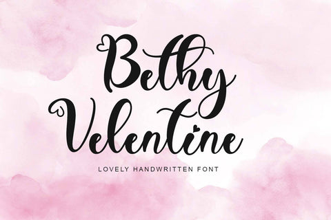 Bethy Velentine Font Prasetya Letter 