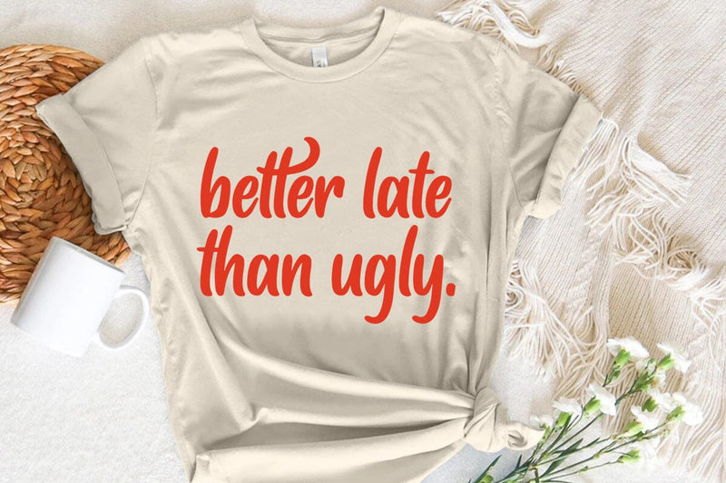 better late than ugly SVG Angelina750 