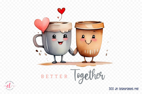 Better Togather - Valentine's Day Sublimation Sublimation CraftLabSVG 