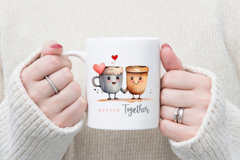Better Togather - Valentine's Day Sublimation Sublimation CraftLabSVG 