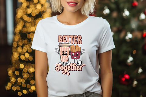 Better Together, Retro Valentines Sublimation Sublimation CraftLabSVG 