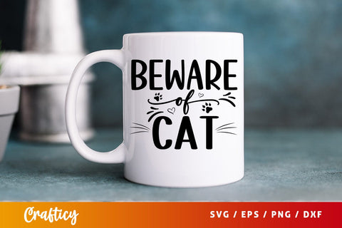Beware of cat SVG Design SVG Designangry 