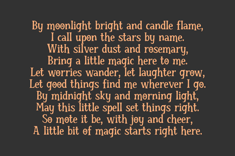Bewitching Serif Font Font Beck McCormick 