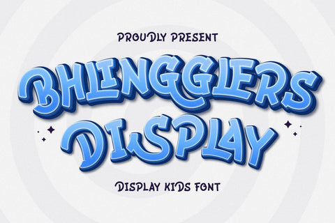 Bhlingglers Typeface Font Storytype Studio 