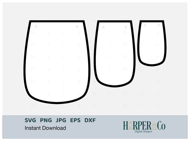 Bib Banner SVG PNG Cut EPS File SVG HarperNCo 