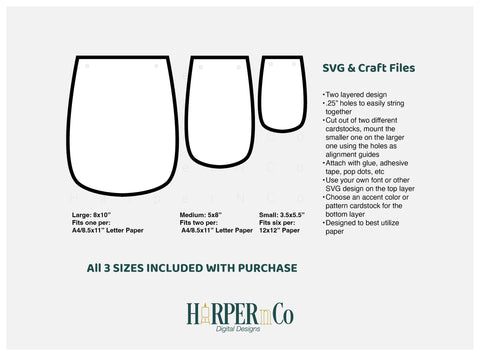 Bib Banner SVG PNG Cut EPS File SVG HarperNCo 