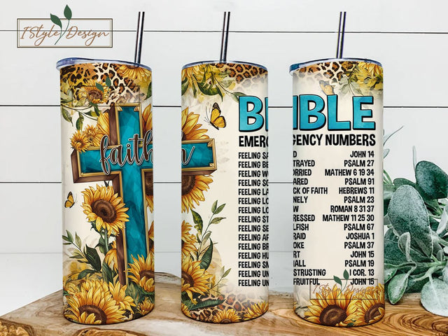 Bible emergency number inflated 20 oz skinny tumbler png, Bible Verse tumbler wrap png, Christian 20 oz tumbler designs,tumbler png download Sublimation iStyleDesign 