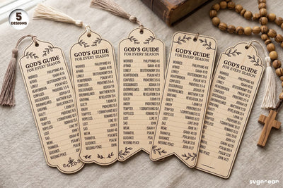 Bible Emergency Numbers Bookmark SVG Bundle SVG SvgOcean 