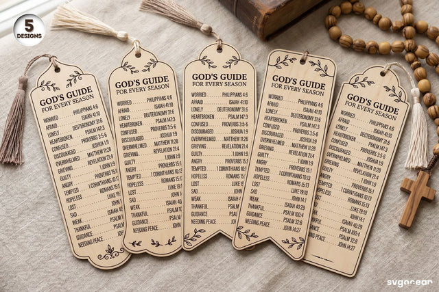 Bible Emergency Numbers Bookmark SVG Bundle SVG SvgOcean 