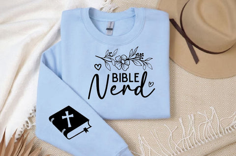 Bible Nerd Sleeve SVG Design, Christian Sleeve SVG, Faith SVG Design, Jesus Sleeve SVG SVG Regulrcrative 