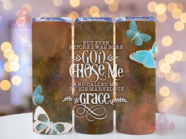 Bible Quotes 20oz Tumbler Wrap Sublimation Design, Straight Tapered Tumbler Wrap, Christian Tumbler Png, Instant Digital Download Sublimation SvggirlplusArt 