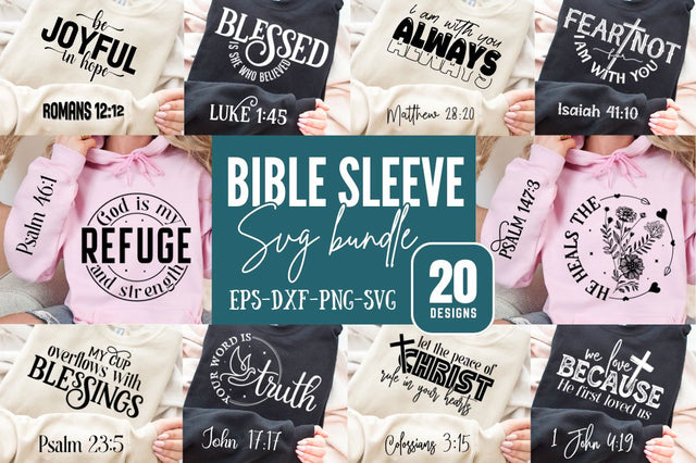 Bible Sleeve SVG Design Bundle SVG Regulrcrative 
