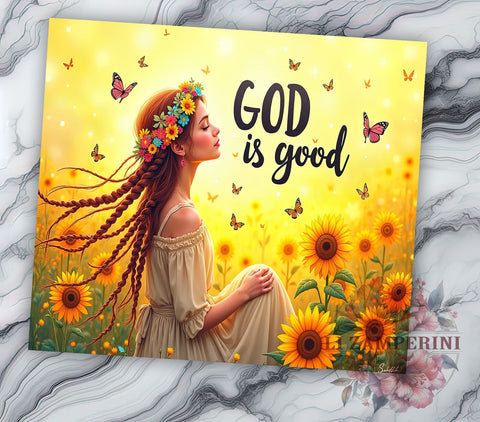 Bible Tumbler Design, God Is Good Tumbler, Inspirational Quote Tumbler, 20oz Sublimation Design, Christian Tumbler PNG, Digital Download Tumbler, Religious Gift Tumbler Sublimation Li Zamperini 