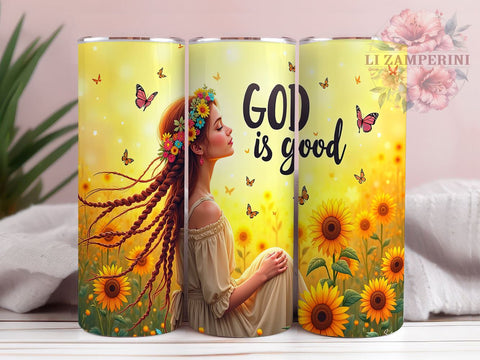 Bible Tumbler Design, God Is Good Tumbler, Inspirational Quote Tumbler, 20oz Sublimation Design, Christian Tumbler PNG, Digital Download Tumbler, Religious Gift Tumbler Sublimation Li Zamperini 