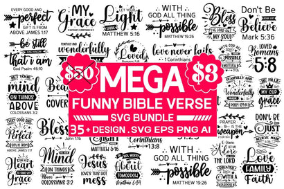 Bible Verse SVG bundle ' 35 design SVG designmaster24 