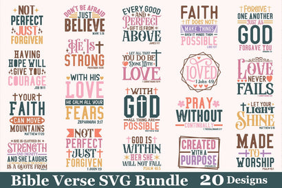 Bible Verse SVG Bundle, Christian bundle, Faith Quotes Design SVG akazaddesign 