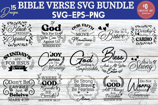 Bible verse SVG bundle - christian svg - blessed svg religio SVG jacpot007 