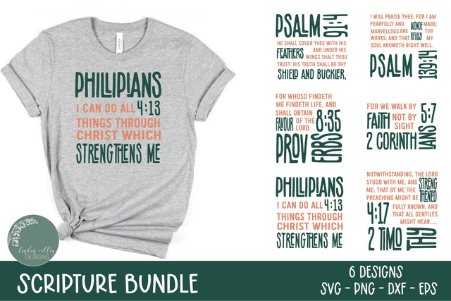Bible Verse SVG Bundle-Scripture SVG Bundle SVG Linden Valley Designs 