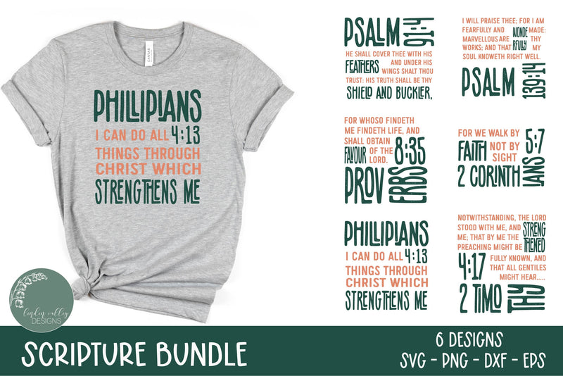 Bible Verse SVG Bundle-Scripture SVG Bundle SVG Linden Valley Designs 
