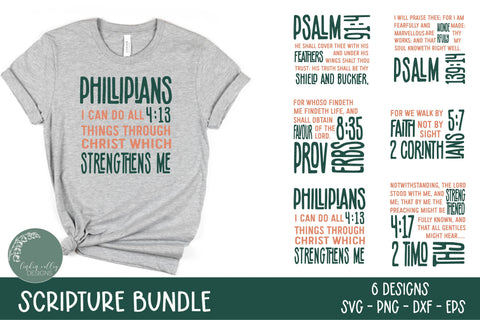 Bible Verse SVG Bundle-Scripture SVG Bundle SVG Linden Valley Designs 