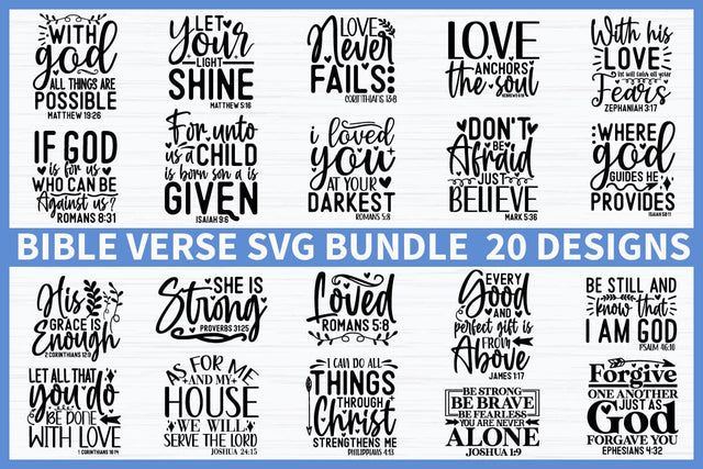 Bible verse SVG Bundle SVG akazaddesign 