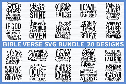 Bible verse SVG Bundle SVG akazaddesign 