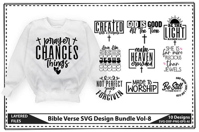 Bible Verse SVG Design Bundle Vol-8 SVG shah alam 