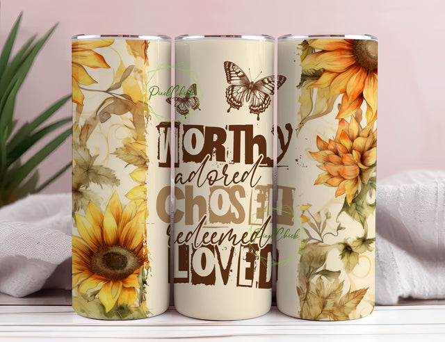 Bible Verses 20 oz Skinny Tumbler Christian Tumbler Wrap PNG Affirmations Tumbler, Faith Tumbler PNG, Religious Tumbler Design Download Sublimation PixelChick 