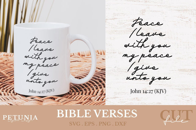 Bible Verses SVG | Christian Quotes SVG SVG Petunia Digital Design 