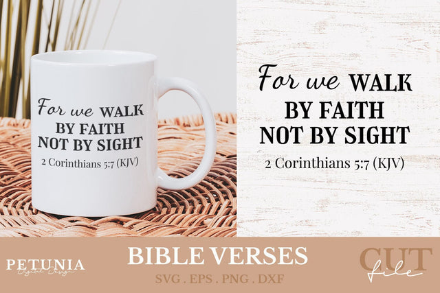 Bible Verses SVG | Christian Quotes SVG SVG Petunia Digital Design 