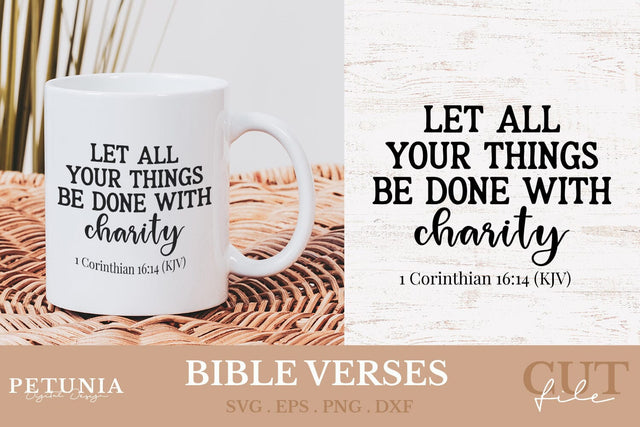 Bible Verses SVG | Christian Quotes SVG SVG Petunia Digital Design 
