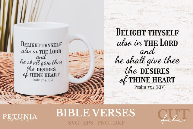 Bible Verses SVG | Christian Quotes SVG SVG Petunia Digital Design 