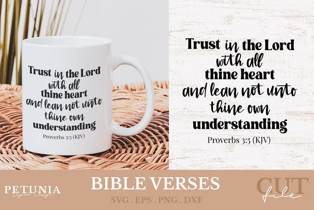 Bible Verses SVG | Christian Quotes SVG SVG Petunia Digital Design 