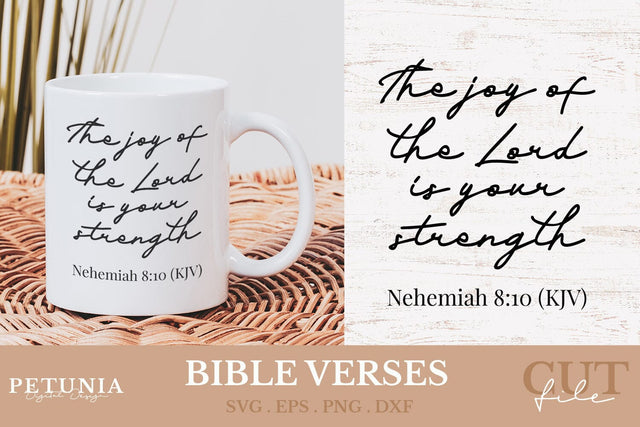 Bible Verses SVG | Christian Quotes SVG SVG Petunia Digital Design 