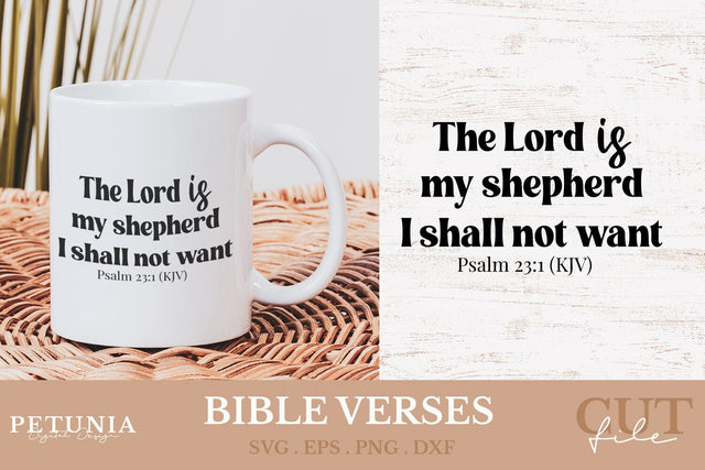 Bible Verses SVG | Christian Quotes SVG SVG Petunia Digital Design 