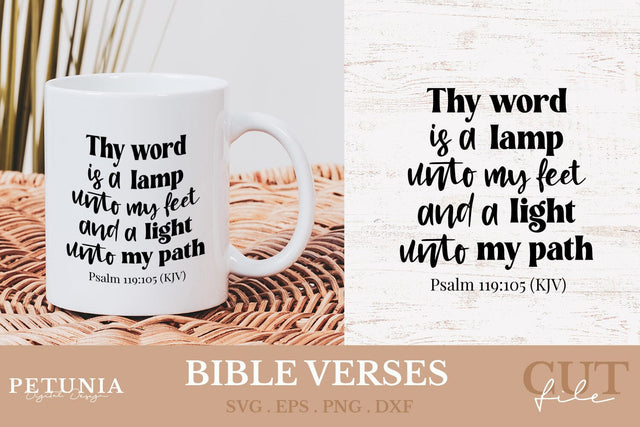 Bible Verses SVG | Christian Quotes SVG SVG Petunia Digital Design 
