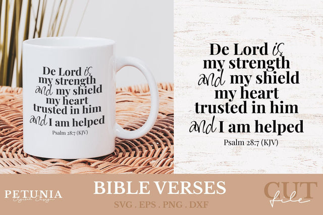 Bible Verses SVG | Christian Quotes SVG SVG Petunia Digital Design 