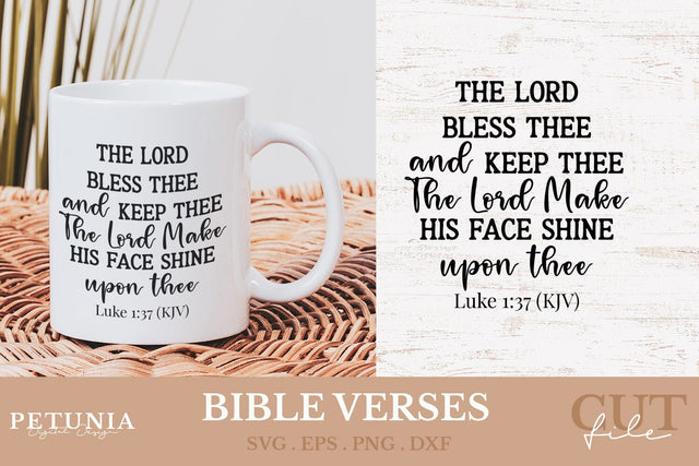 Bible Verses SVG | Christian Quotes SVG SVG Petunia Digital Design 