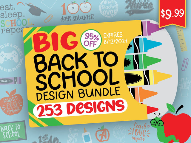 Back to school SVG designs bundle from SoFontsy Silhouette Studio,DTF transfers,Tips and Tricks,Silhouette Studio V4,t shirt transfers,transfer printers,silhouette software,printable heat transfer paper,Heat Transfer Vinyl,
