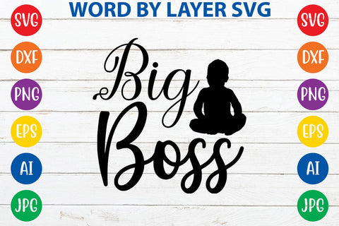 Big Boss SVG DESIGN SVG Rafiqul20606 