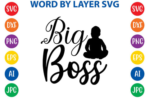 Big Boss SVG DESIGN SVG Rafiqul20606 
