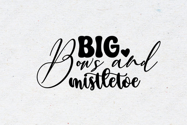 Big Bows and Mistletoe SVG orpitasn 
