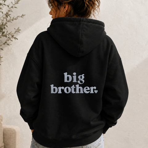 Big Brother Embroidery Design – Simple Sibling Announcement Machine Embroidery File Embroidery/Applique DESIGNS PatternFeed8 