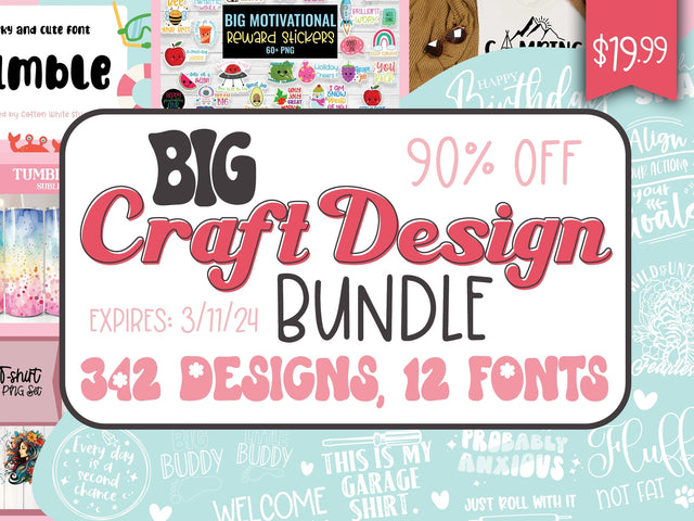 Big Craft Design Bundle Bundle So Fontsy Design Shop 