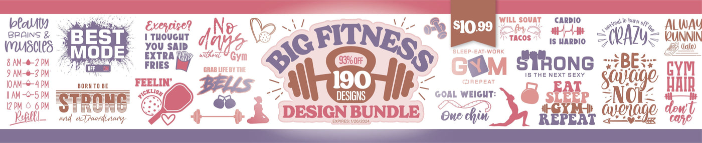 Big Fitness Design Bundle