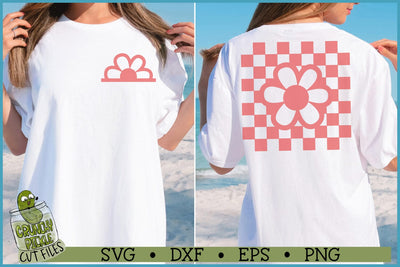 Big Flower Checkerboard 2 SVG Files SVG Crunchy Pickle 