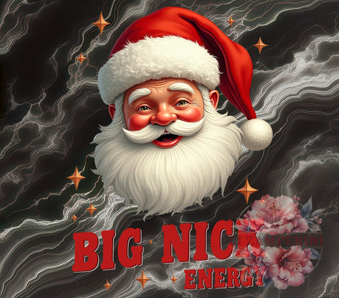 Big Nick Energy, Funny Christmas, Vintage Santa, Sarcastic Holiday, Digital Download, Sublimation Design, Retro Christmas, Holiday Humor Sublimation Li Zamperini 